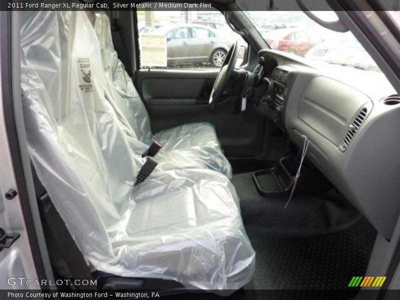 Silver Metallic / Medium Dark Flint 2011 Ford Ranger XL Regular Cab