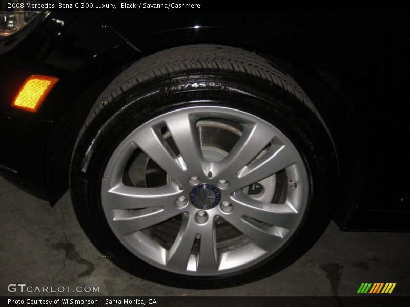 Black / Savanna/Cashmere 2008 Mercedes-Benz C 300 Luxury