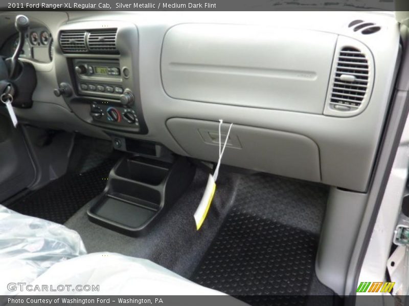 Silver Metallic / Medium Dark Flint 2011 Ford Ranger XL Regular Cab