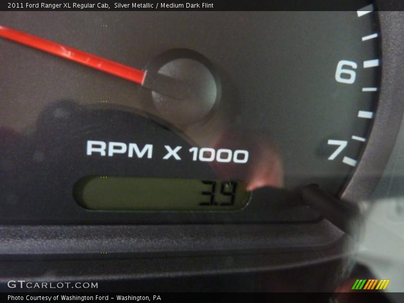 Silver Metallic / Medium Dark Flint 2011 Ford Ranger XL Regular Cab