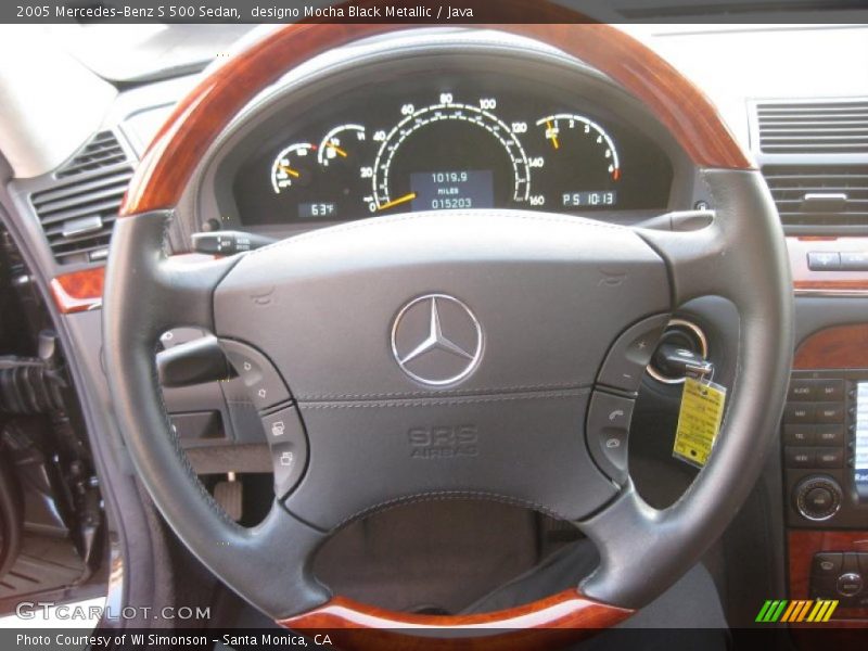  2005 S 500 Sedan Steering Wheel