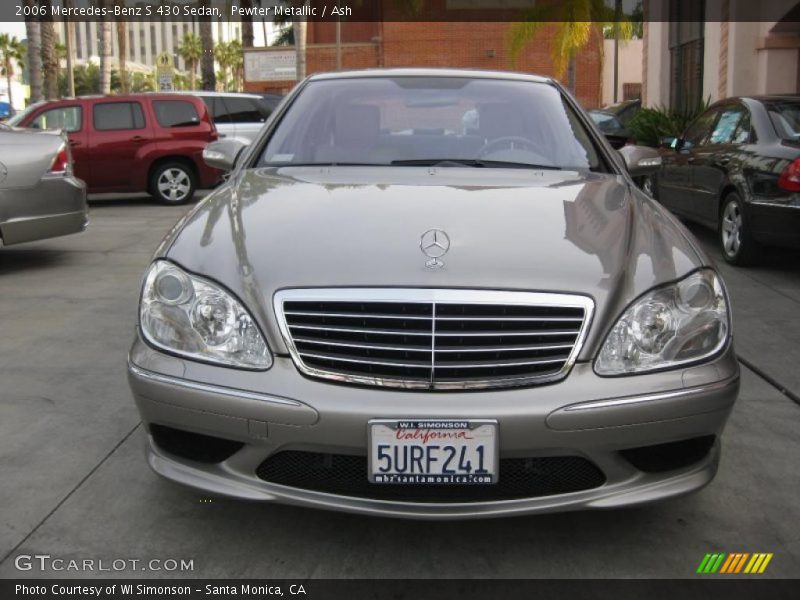 Pewter Metallic / Ash 2006 Mercedes-Benz S 430 Sedan