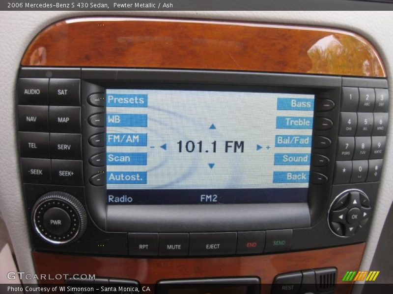 Navigation of 2006 S 430 Sedan