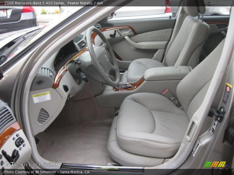  2006 S 430 Sedan Ash Interior