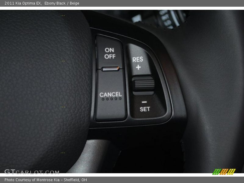 Controls of 2011 Optima EX
