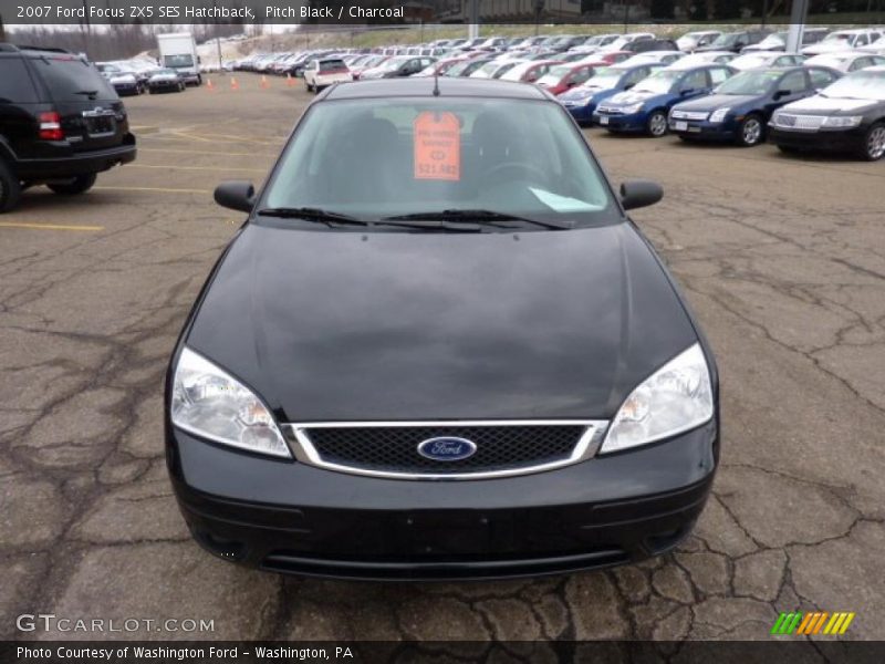 Pitch Black / Charcoal 2007 Ford Focus ZX5 SES Hatchback
