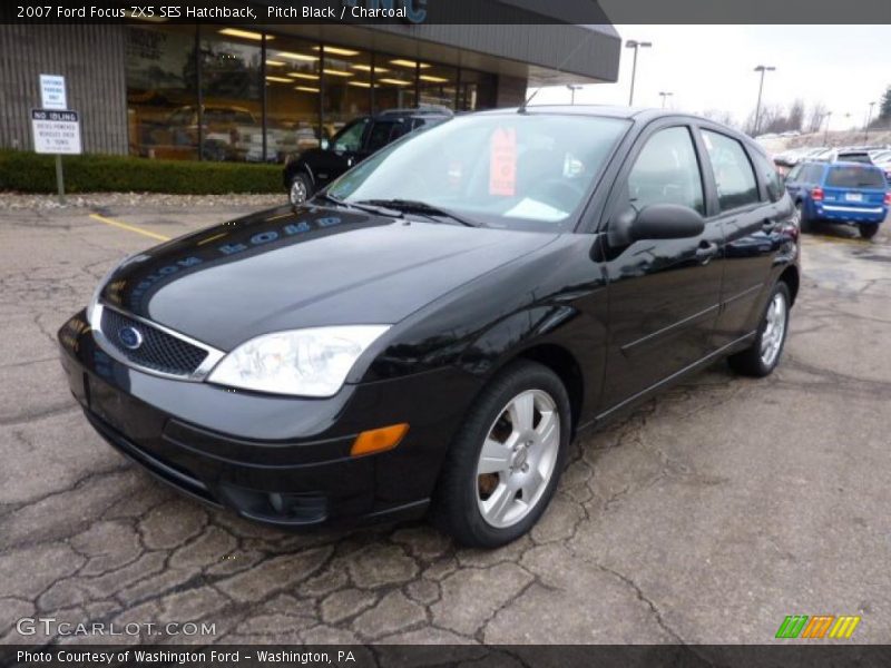 Pitch Black / Charcoal 2007 Ford Focus ZX5 SES Hatchback