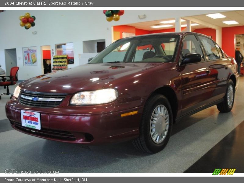 Sport Red Metallic / Gray 2004 Chevrolet Classic