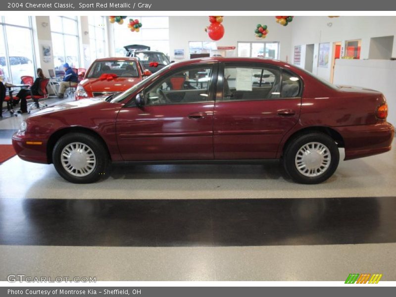 Sport Red Metallic / Gray 2004 Chevrolet Classic