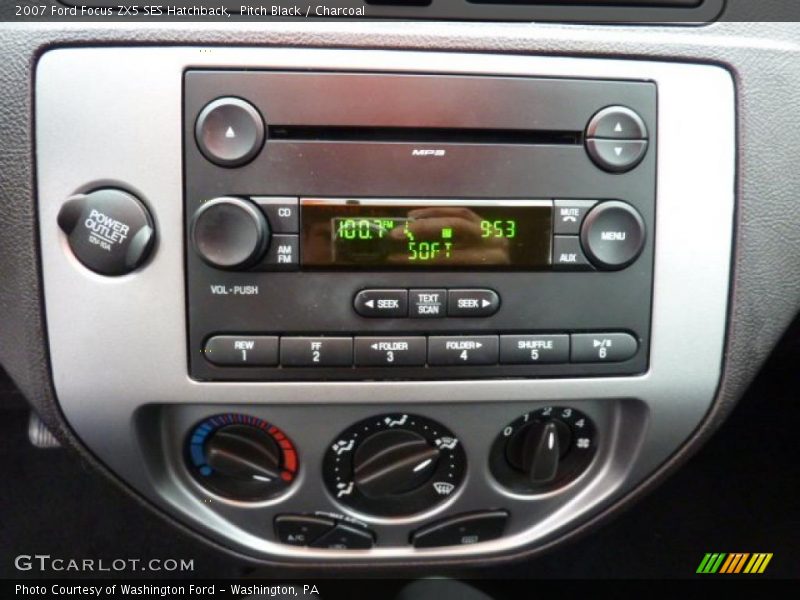 Pitch Black / Charcoal 2007 Ford Focus ZX5 SES Hatchback