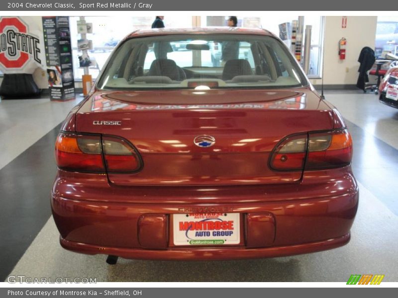 Sport Red Metallic / Gray 2004 Chevrolet Classic