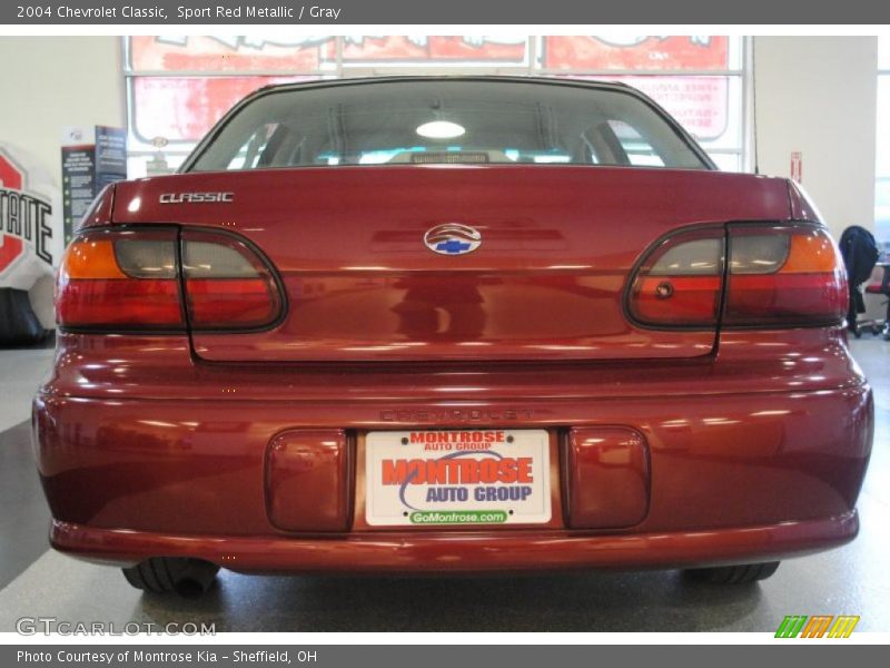 Sport Red Metallic / Gray 2004 Chevrolet Classic