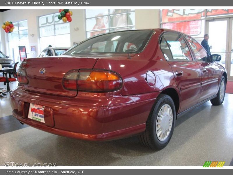 Sport Red Metallic / Gray 2004 Chevrolet Classic