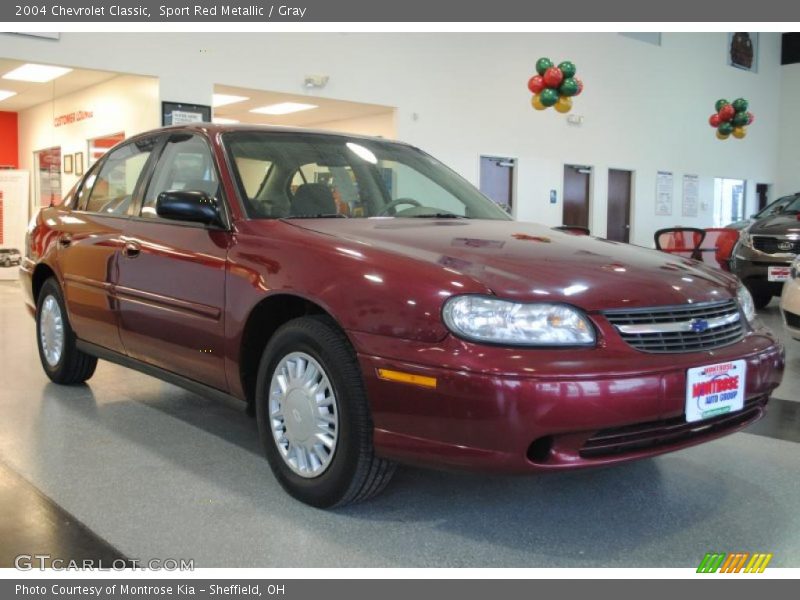 Sport Red Metallic / Gray 2004 Chevrolet Classic