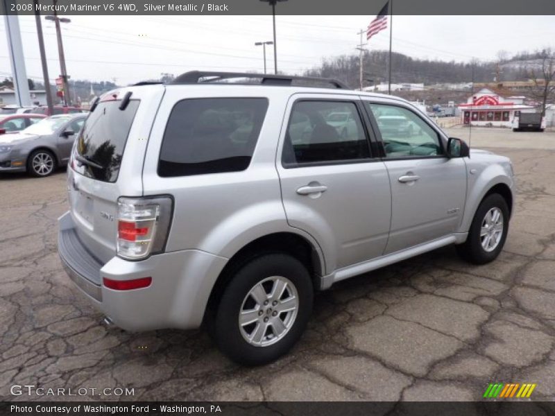 Silver Metallic / Black 2008 Mercury Mariner V6 4WD