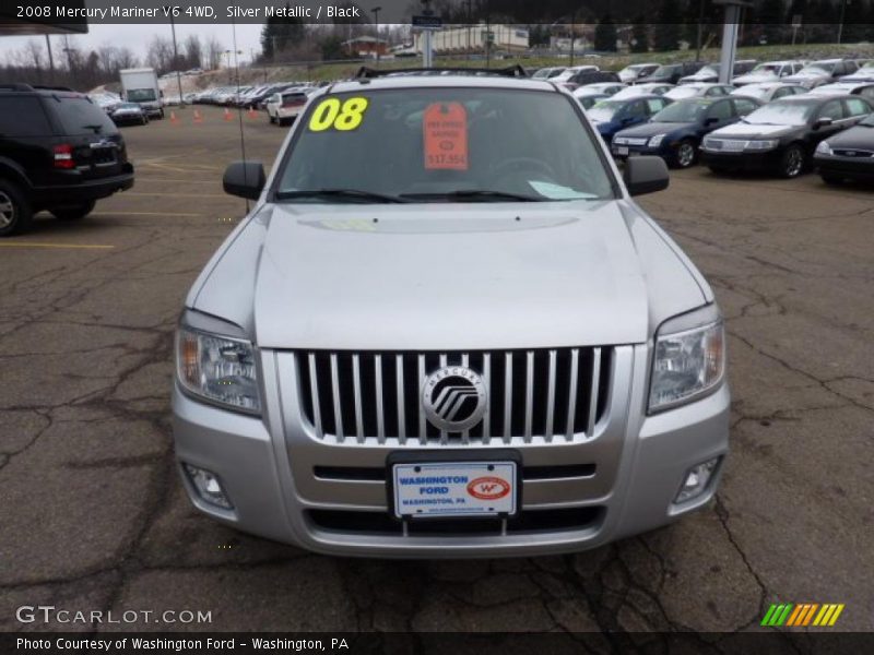 Silver Metallic / Black 2008 Mercury Mariner V6 4WD