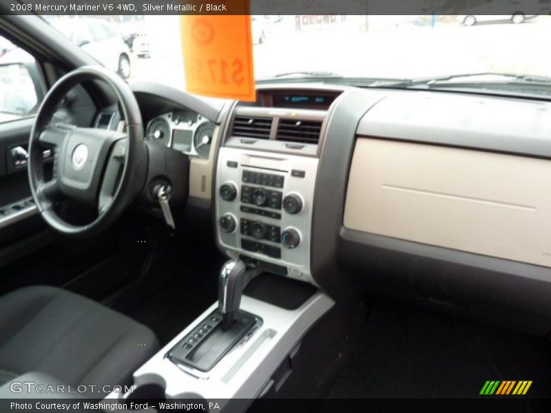 Silver Metallic / Black 2008 Mercury Mariner V6 4WD