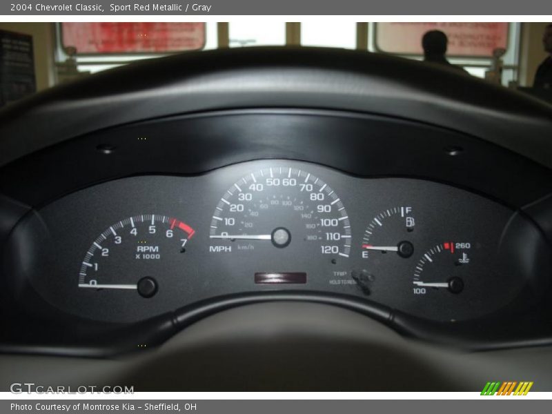 Sport Red Metallic / Gray 2004 Chevrolet Classic
