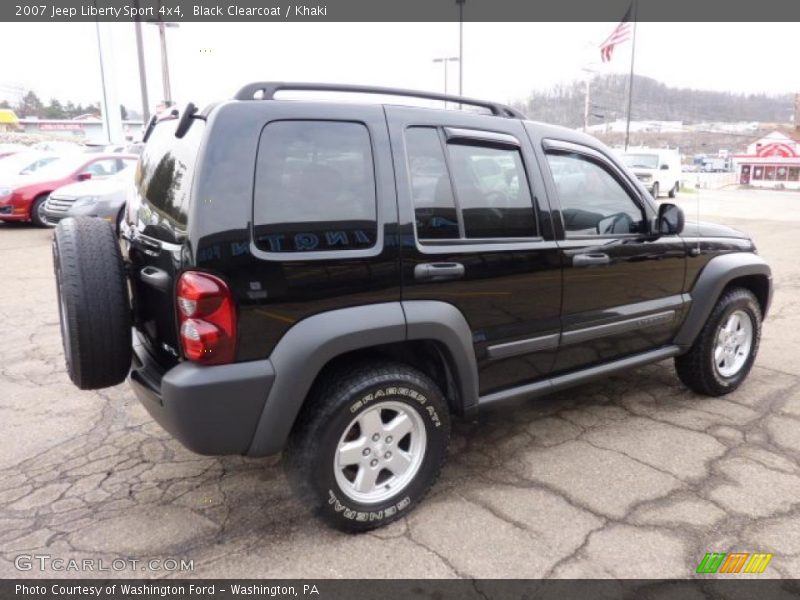 Black Clearcoat / Khaki 2007 Jeep Liberty Sport 4x4