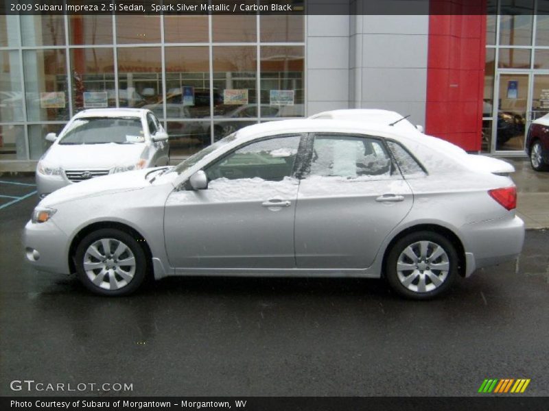 Spark Silver Metallic / Carbon Black 2009 Subaru Impreza 2.5i Sedan