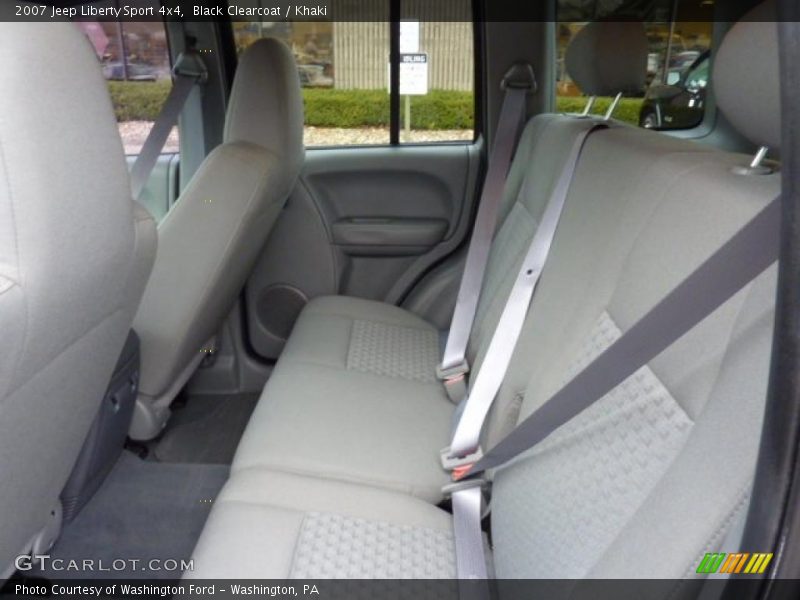 Black Clearcoat / Khaki 2007 Jeep Liberty Sport 4x4