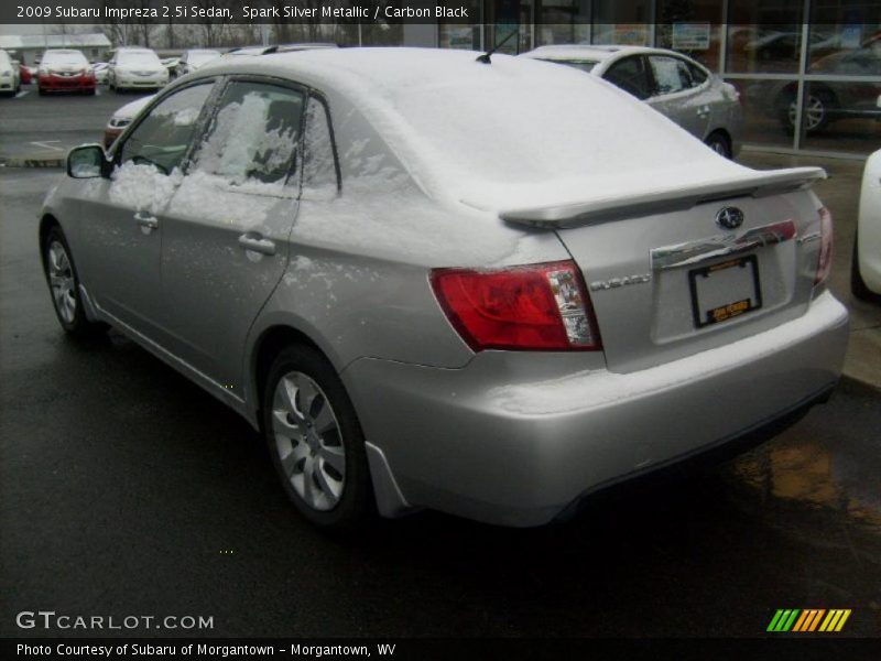 Spark Silver Metallic / Carbon Black 2009 Subaru Impreza 2.5i Sedan