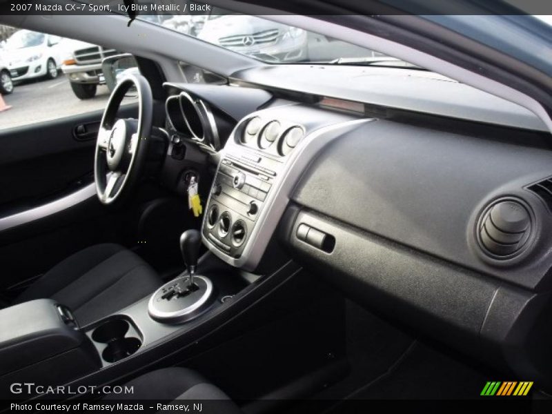 Icy Blue Metallic / Black 2007 Mazda CX-7 Sport