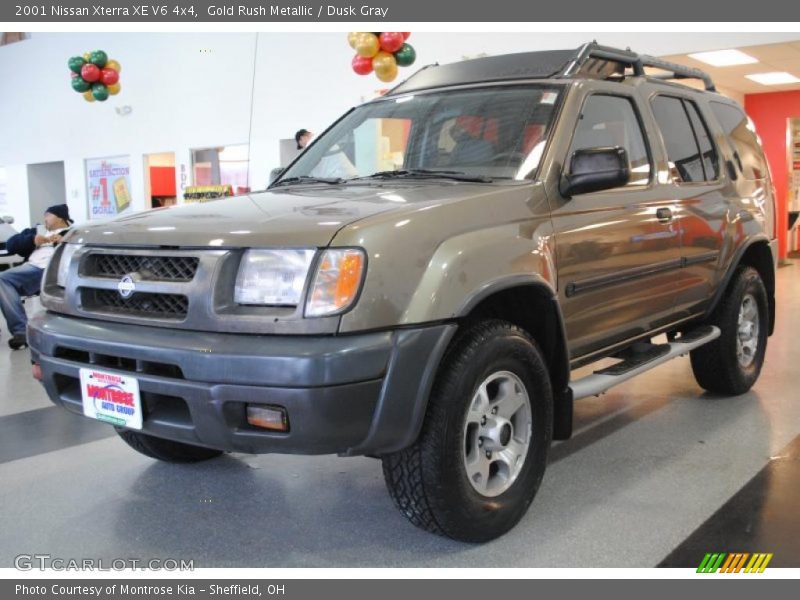 Gold Rush Metallic / Dusk Gray 2001 Nissan Xterra XE V6 4x4