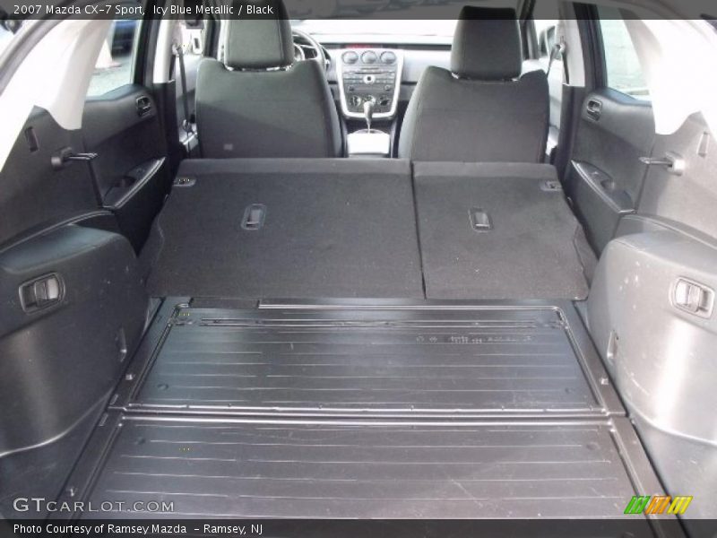 Icy Blue Metallic / Black 2007 Mazda CX-7 Sport
