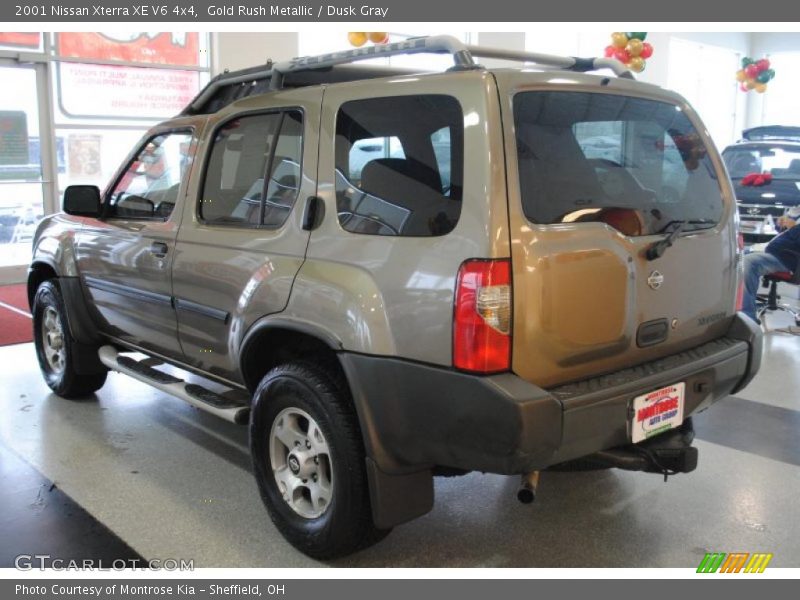 Gold Rush Metallic / Dusk Gray 2001 Nissan Xterra XE V6 4x4