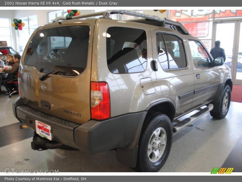 Gold Rush Metallic / Dusk Gray 2001 Nissan Xterra XE V6 4x4