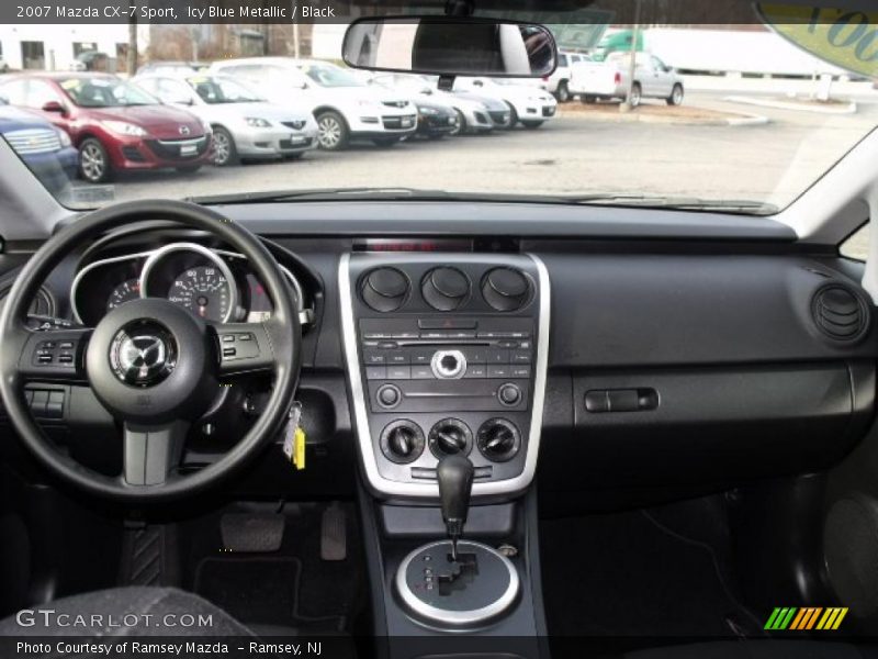 Icy Blue Metallic / Black 2007 Mazda CX-7 Sport
