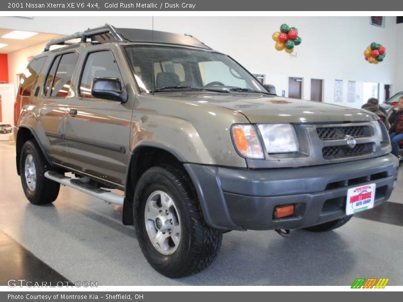 Gold Rush Metallic / Dusk Gray 2001 Nissan Xterra XE V6 4x4