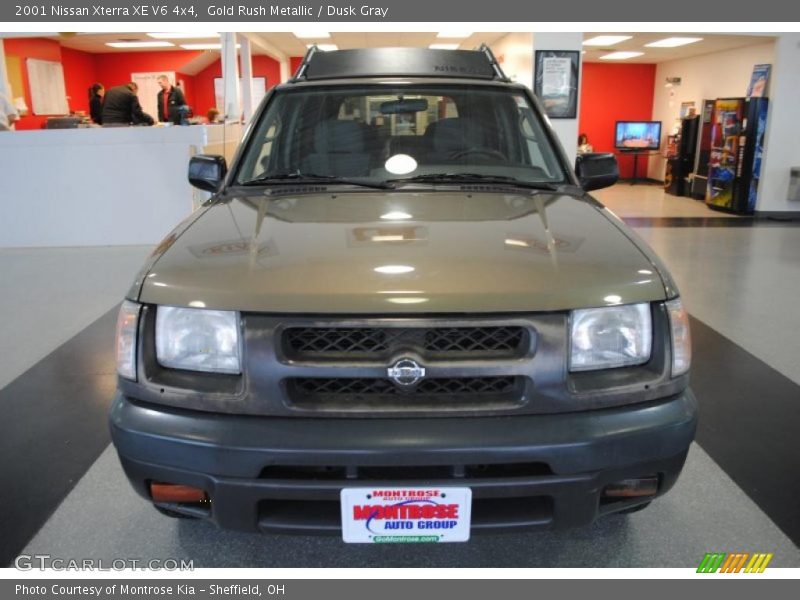 Gold Rush Metallic / Dusk Gray 2001 Nissan Xterra XE V6 4x4