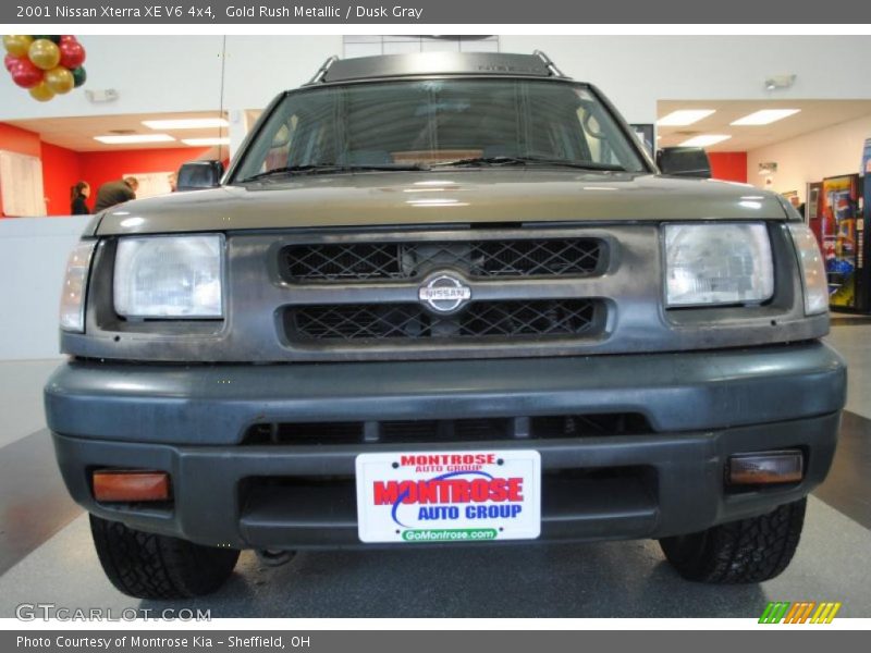 Gold Rush Metallic / Dusk Gray 2001 Nissan Xterra XE V6 4x4