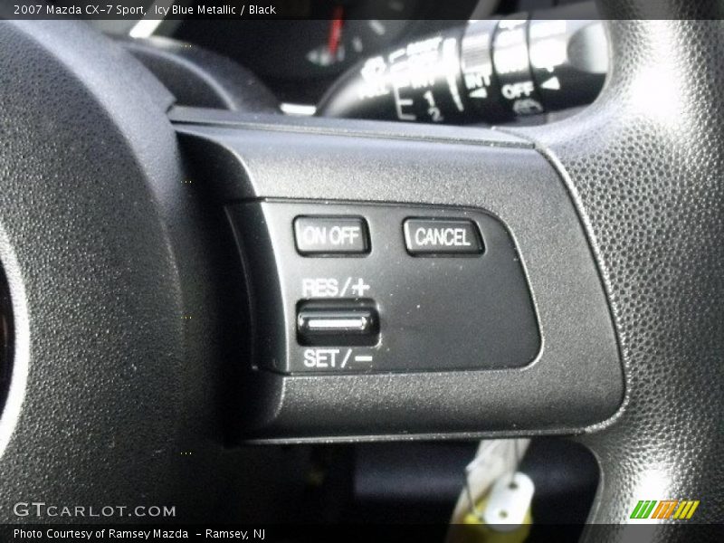 Icy Blue Metallic / Black 2007 Mazda CX-7 Sport