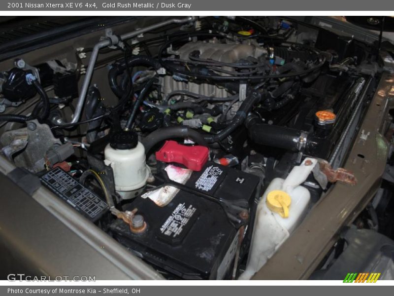 Gold Rush Metallic / Dusk Gray 2001 Nissan Xterra XE V6 4x4
