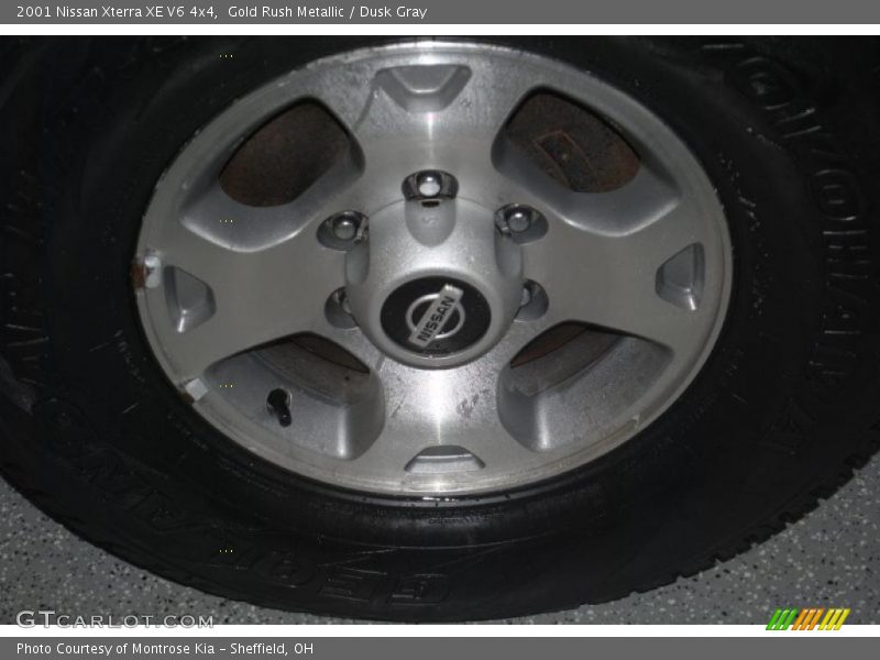 Gold Rush Metallic / Dusk Gray 2001 Nissan Xterra XE V6 4x4