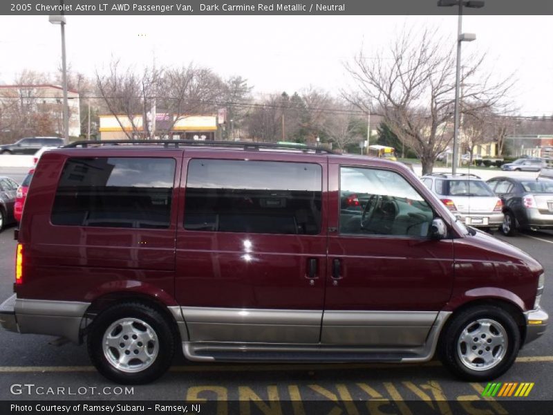 Dark Carmine Red Metallic / Neutral 2005 Chevrolet Astro LT AWD Passenger Van