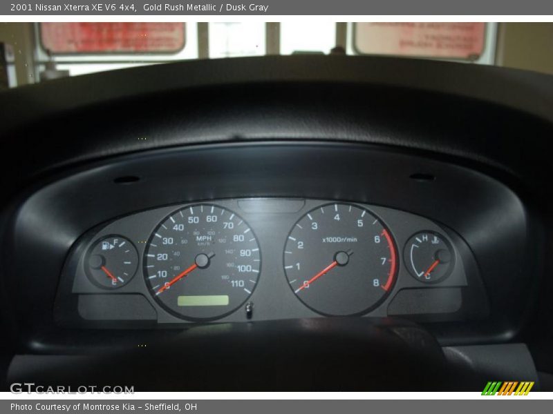 Gold Rush Metallic / Dusk Gray 2001 Nissan Xterra XE V6 4x4
