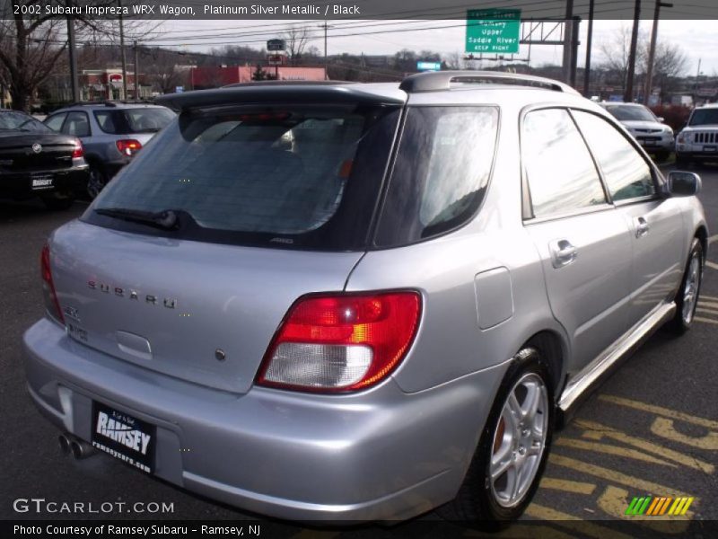 Platinum Silver Metallic / Black 2002 Subaru Impreza WRX Wagon