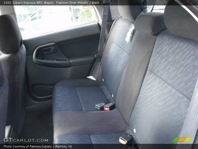 Platinum Silver Metallic / Black 2002 Subaru Impreza WRX Wagon