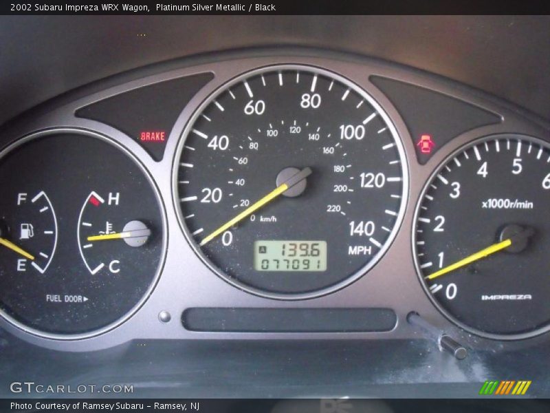  2002 Impreza WRX Wagon WRX Wagon Gauges