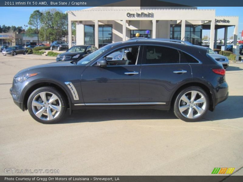 Blue Slate / Graphite 2011 Infiniti FX 50 AWD