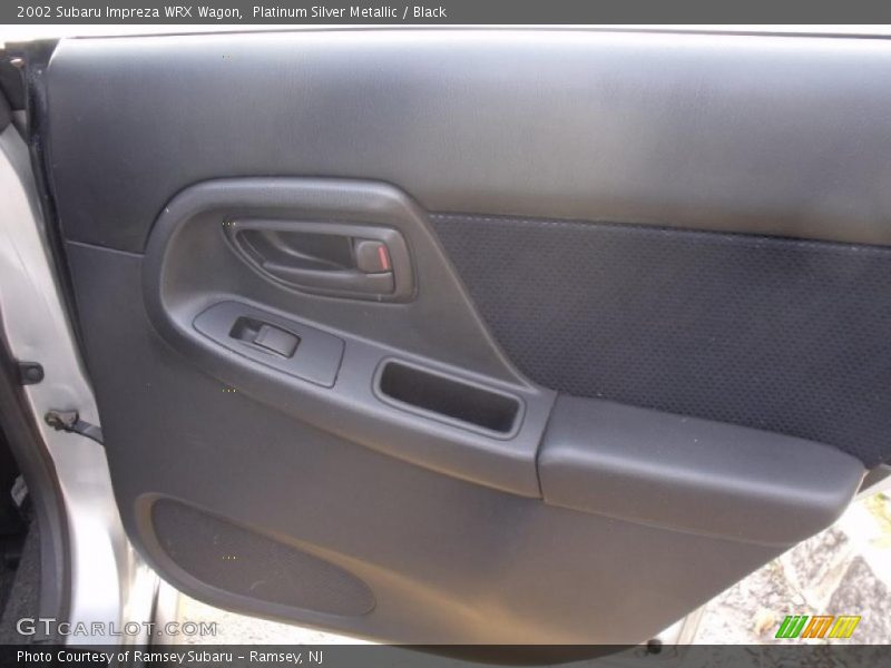 Platinum Silver Metallic / Black 2002 Subaru Impreza WRX Wagon