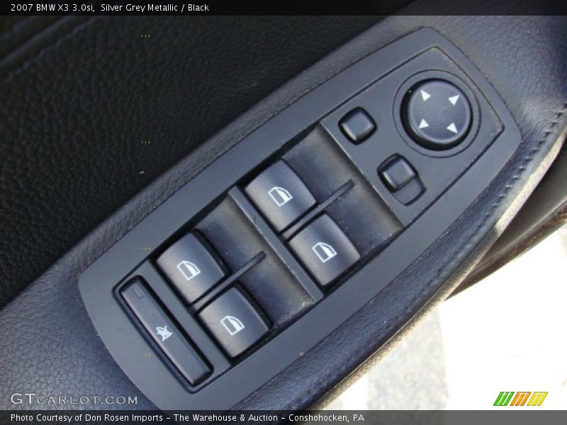 Silver Grey Metallic / Black 2007 BMW X3 3.0si
