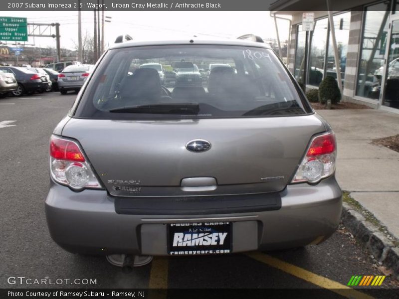 Urban Gray Metallic / Anthracite Black 2007 Subaru Impreza 2.5i Wagon