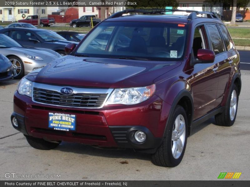 Camellia Red Pearl / Black 2009 Subaru Forester 2.5 X L.L.Bean Edition