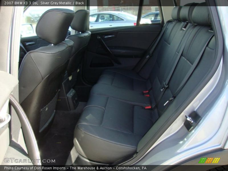 Silver Grey Metallic / Black 2007 BMW X3 3.0si
