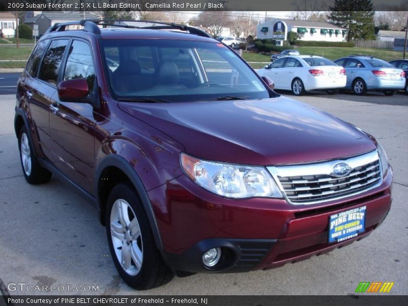 Camellia Red Pearl / Black 2009 Subaru Forester 2.5 X L.L.Bean Edition